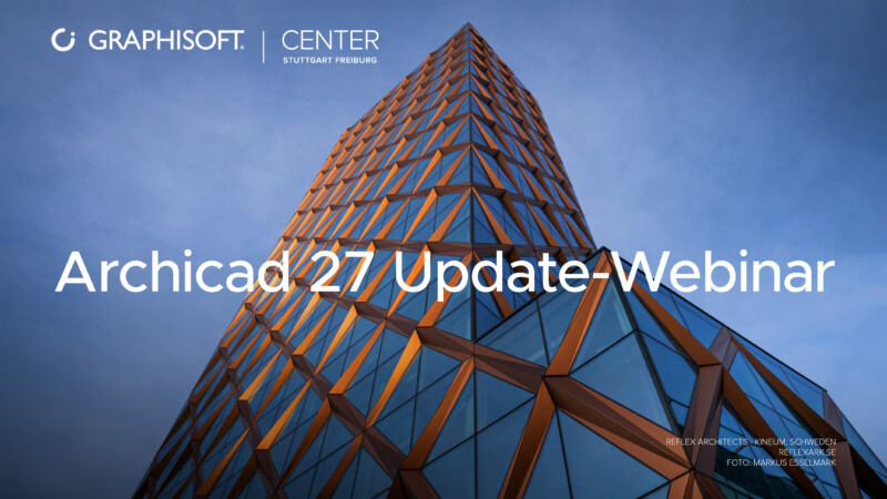 Banner zum Archicad 27 Update Webinar